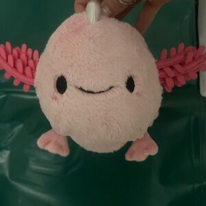 Pink Stuffed Axolotl Plush Toy